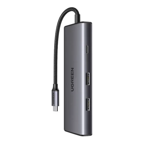 Ugreen Cm498 USB-C / USB-A Docking Station με 4K PD Μαύρο