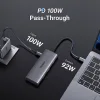 Ugreen Cm498 USB-C / USB-A Docking Station με 4K PD Μαύρο