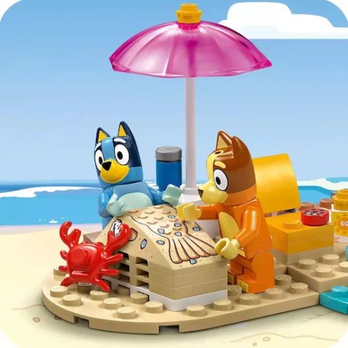 LEGO Τουβλάκια Bluey's Beach & Family Car Trip για 4+ Ετών 133τμχ