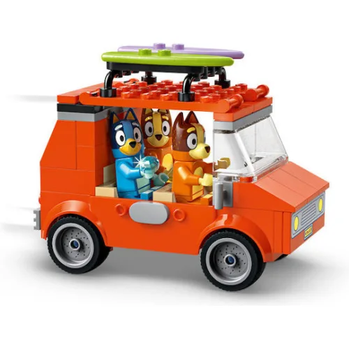 LEGO Τουβλάκια Bluey's Beach & Family Car Trip για 4+ Ετών 133τμχ
