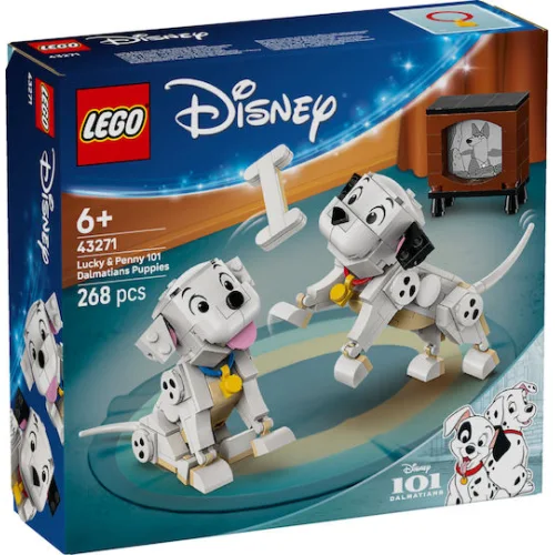 Lego │ Disney 43271 Κουτάβια Λάκι & Πένι 101 Σκυλιά Δαλματίας