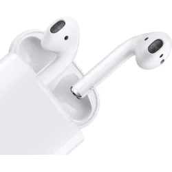 Apple AirPods (2nd generation) Earbud Bluetooth Handsfree Ακουστικά με Θήκη Φόρτισης Λευκά