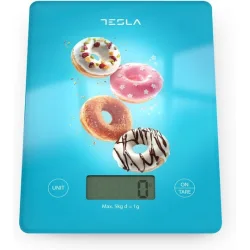 Tesla Ψηφιακή Ζυγαριά Κουζίνας 1gr/5kg Μπλε