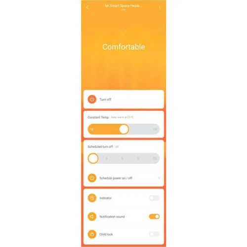 Xiaomi Mi Smart Space Heater S Θερμοπομπός Δαπέδου 2200W με Ηλεκτρονικό Θερμοστάτη και WiFi 78x52.6cm