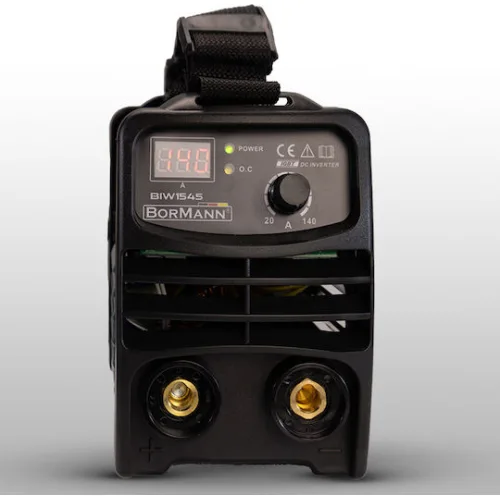 Bormann BIW1545 Ηλεκτροκόλληση Inverter MMA με Μέγιστο Ρεύμα Συγκόλλησης 140A και Κύκλο Εργασίας 45%