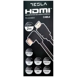 Tesla Tesla Cable HDMI male - HDMI male 2m Μαύρο