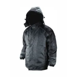 Bormann Pro BPP7039 Μπουφάν Εργασίας με Κουκούλα Μαύρο