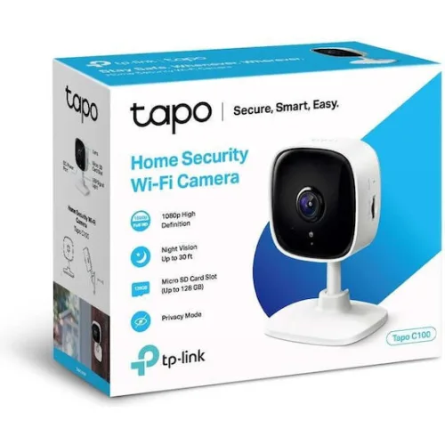 TP-LINK Tapo C110 v1 IP Κάμερα Παρακολούθησης Wi-Fi Full HD+ 3MP με Αμφίδρομη Επικοινωνία και Φακό 3.3mm