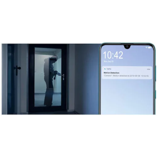 TP-LINK Tapo C110 v1 IP Κάμερα Παρακολούθησης Wi-Fi Full HD+ 3MP με Αμφίδρομη Επικοινωνία και Φακό 3.3mm