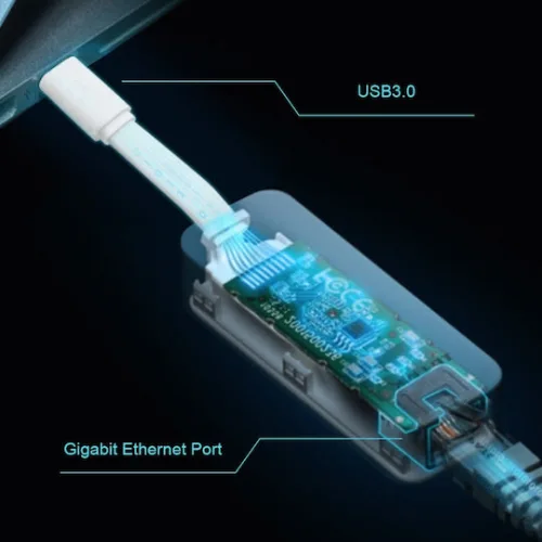 TP-LINK UE300C v1 USB-C Αντάπτορας Δικτύου για Ενσύρματη σύνδεση Gigabit Ethernet