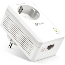 TP-LINK TL-PA7017P v4 Powerline για Ενσύρματη Σύνδεση με Passthrough Πρίζα και Θύρα Gigabit Ethernet