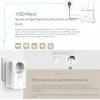 TP-LINK TL-PA7017P KIT v4 Powerline Διπλό για Ενσύρματη Σύνδεση με Passthrough Πρίζα και Θύρα Gigabit Ethernet