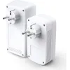 TP-LINK TL-WPA8631P KIT v4 Powerline Διπλό για Ασύρματη Σύνδεση Wi‑Fi 5 με Passthrough Πρίζα και 3 Θύρες Gigabit Ethernet