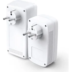 TP-LINK TL-WPA8631P KIT v4 Powerline Διπλό για Ασύρματη Σύνδεση Wi‑Fi 5 με Passthrough Πρίζα και 3 Θύρες Gigabit Ethernet