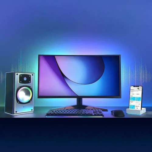 TP-LINK Smart Ταινία LED Wi-Fi 220V RGB Φως 5m με Τροφοδοτικό & WiFi Controller