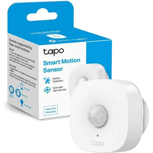 TP-LINK Tapo T100 v1 Ασύρματος RF Αισθητήρας Κίνησης Υπερύθρων 120° Εμβέλειας 7m