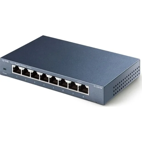 TP-LINK TL-SG108 v6 Unmanaged L2 Switch με 8 Θύρες Ethernet