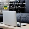 TP-LINK Archer T2U Plus v1 Ασύρματος USB Αντάπτορας Δικτύου 200Mbps