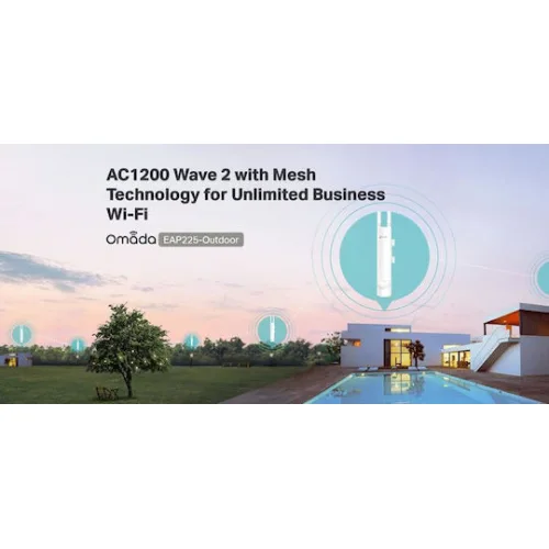 TP-LINK EAP225-Outdoor v3 Access Point Wi‑Fi 5 Dual Band (2.4 & 5GHz) για Εξωτερική τοποθέτηση