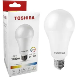 Toshiba N STD Λάμπα LED 15W για Ντουί E27 και Σχήμα A70 Θερμό Λευκό