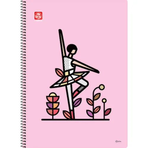 Typotrust Σπιράλ Τετράδιο Ριγέ Α4 2 Θεμάτων 4542-15 Special Human (Διάφορα Σχέδια/Χρώματα)