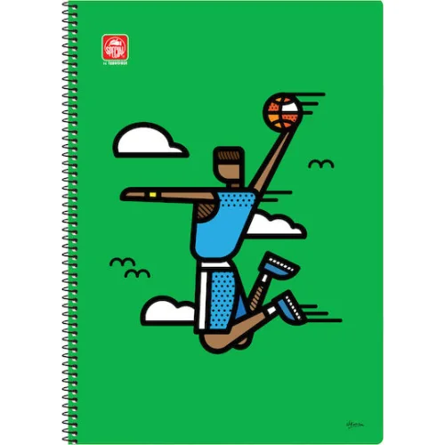 Typotrust Σπιράλ Τετράδιο Ριγέ Α4 2 Θεμάτων 4542-15 Special Human (Διάφορα Σχέδια/Χρώματα)