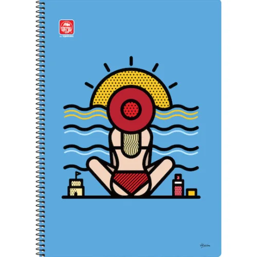 Typotrust Σπιράλ Τετράδιο Ριγέ Α4 2 Θεμάτων 4542-15 Special Human (Διάφορα Σχέδια/Χρώματα)