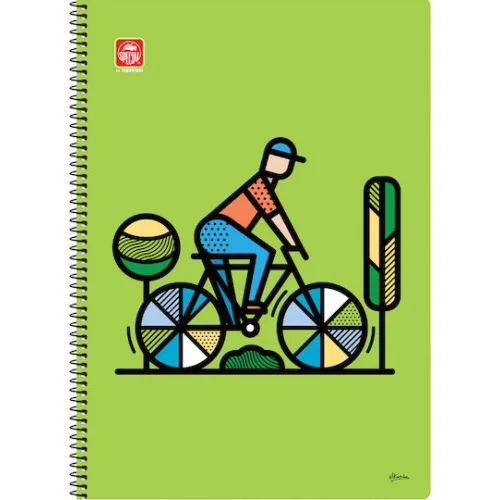 Typotrust Σπιράλ Τετράδιο Ριγέ Α4 2 Θεμάτων 4542-15 Special Human (Διάφορα Σχέδια/Χρώματα)