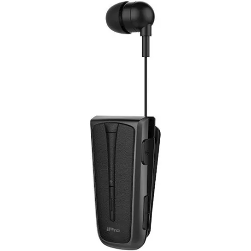 iPro RH219s In-ear Bluetooth Handsfree Ακουστικά Μαύρο/Γκρι