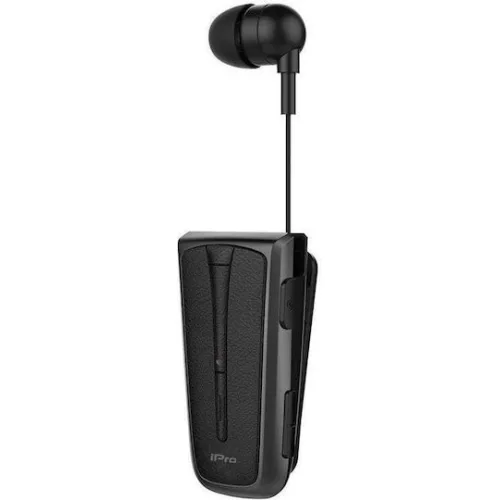 iPro RH219s In-ear Bluetooth Handsfree Ακουστικά Μαύρο/Γκρι