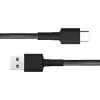 Xiaomi Cable Original Braided Usb Type C Braided USB 2.0 Cable USB-C male - USB-A 18W Μαύρο 1m SJV4109GL