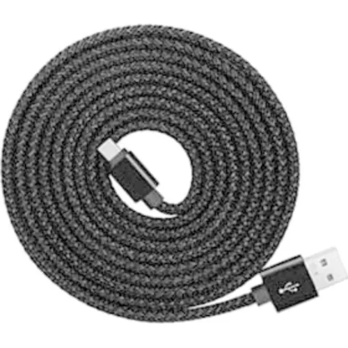 Xiaomi Cable Original Braided Usb Type C Braided USB 2.0 Cable USB-C male - USB-A 18W Μαύρο 1m SJV4109GL