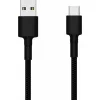 Xiaomi Cable Original Braided Usb Type C Braided USB 2.0 Cable USB-C male - USB-A 18W Μαύρο 1m SJV4109GL