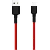 Xiaomi Braided Usb Typec Cable Braided USB 2.0 Cable USB-C male - USB-A 18W Κόκκινο 1m SJV4110GL SJX10ZM