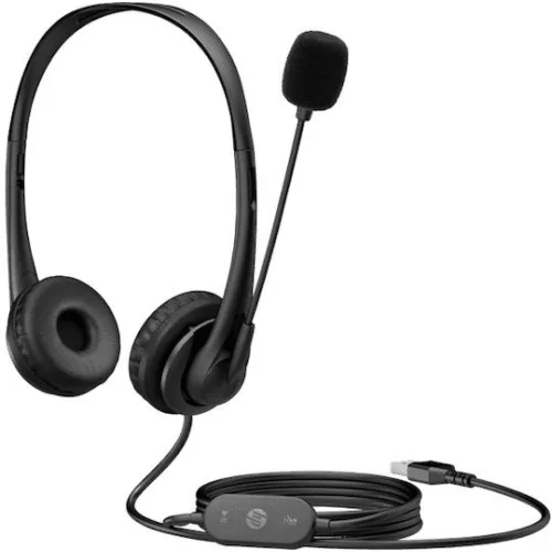HP G2 On Ear Multimedia Ακουστικά με μικροφωνο και σύνδεση USB-A