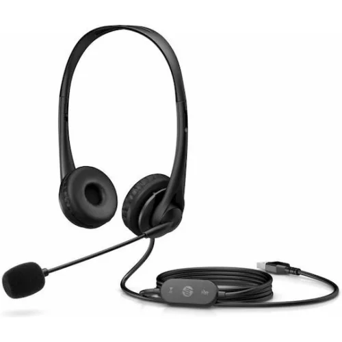 HP G2 On Ear Multimedia Ακουστικά με μικροφωνο και σύνδεση USB-A