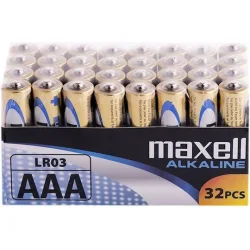 Maxell Αλκαλικές Μπαταρίες AAA 1.5V 32τμχ
