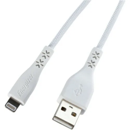Energizer Braided USB to Lightning Cable Λευκό 1.2m (35878)