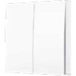 TP-LINK Tapo S220 v1 Χωνευτός Διακόπτης Τοίχου Φωτισμού Διπλός χωρίς Πλαίσιο Λευκός