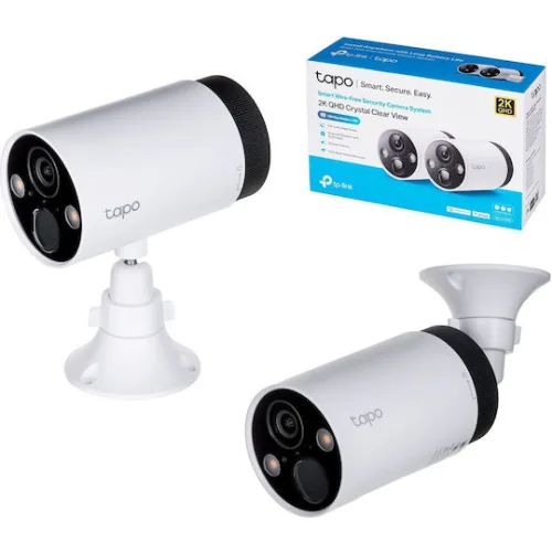 TP-LINK Σύστημα Παρακολούθησης 2 Ασύρματων Καμερών IP 4MP με Control Hub v1