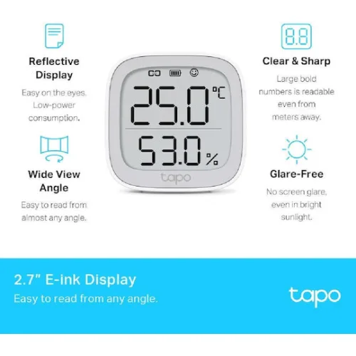 TP-LINK Ψηφιακό Θερμόμετρo για Χρήση σε Εσωτερικό Χώρο