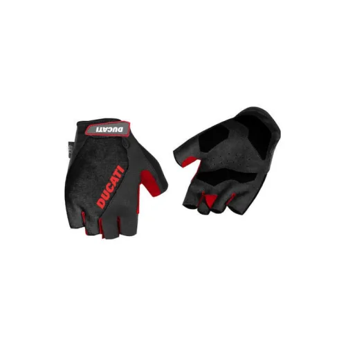 Ducati Κοντά Γάντια Ποδηλασίας Ενηλίκων Μαύρα