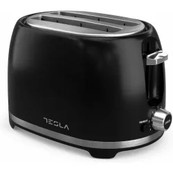 Tesla Φρυγανιέρα 2 Θέσεων 800W Μαύρη