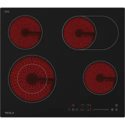 Tesla Κεραμική Εστία Αυτόνομη με Λειτουργία Κλειδώματος 59x52εκ.
