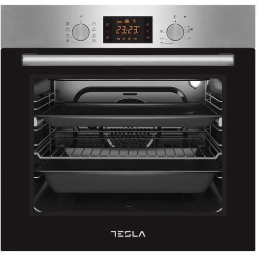 Tesla Φούρνος άνω Πάγκου 80lt Π60εκ. Inox