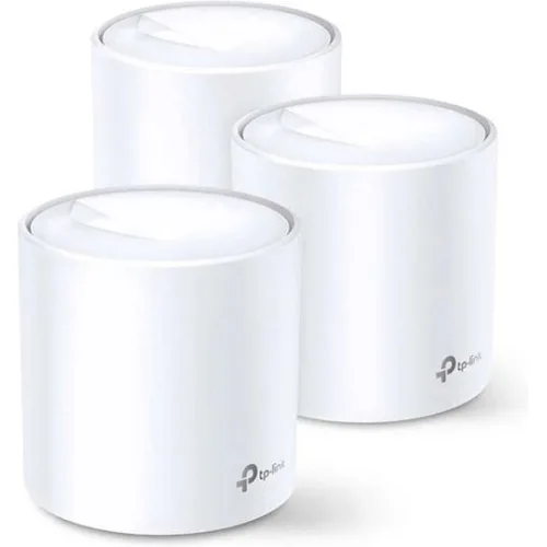 TP-LINK Deco X60 v3.20 WiFi Mesh Network Access Point Wi‑Fi 6 Dual Band (2.4 & 5GHz) σε Τριπλό Kit