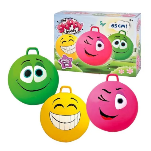 Χοπ Χοπ Skippy Buddy Smiley για 8+ ετών Πολύχρωμο 65εκ.