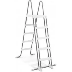 Intex Prism Metal Frame Στρογγυλή Πισίνα PVC με Μεταλλικό Σκελετό 300x80εκ. Γκρι