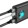 Baseus Amblight Overseas Edition Power Bank 30000mAh 65W με 4 Θύρες USB-A και Θύρα USB-C Power Delivery Μαύρο