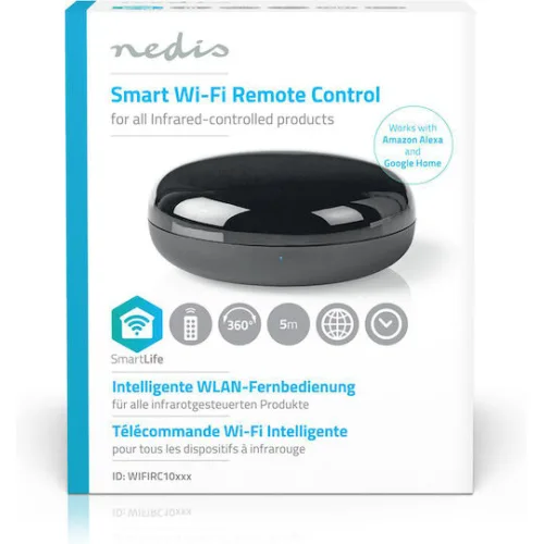 Nedis Smart Hub Wi-Fi / IR Συμβατό με Google Home & Alexa